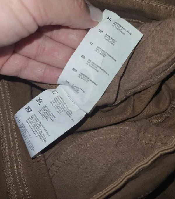 Calça slim bege/marrom com zíper Jennyfer tamanho 36 - P – photo 6